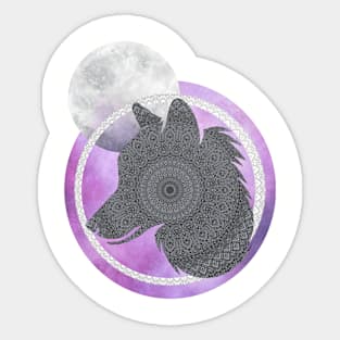 Lone wolf Sticker